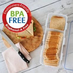 Lock&Lock Vershouddoos Voor Brood - Brooddoos - Broodtrommel - Brood Bewaren - Opbergdoos - Bewaardoos Met Deksel - 100% Luchtdicht - BPA Vrij - 5 Liter - Transparant -Schoonmaakmiddelen 1200x1200 1784