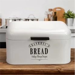 Delaware Broodtrommel Metaal 30 X 16 X 20,5 Cm Klapdeksel Ventilatiegaten -Schoonmaakmiddelen 1200x1200 1822