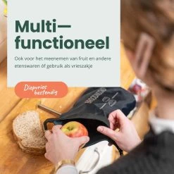 BROODNODIG® - Herbruikbare Boterhamzak - Van 100% Gerecyclede PET-flessen - Ideaal Als Diepvrieszakjes - Lunchzak - Herbruikbaar Boterhamzakje - Foodwrap - Lunchbox - 30x20cm - Zwart 15 BROODNODIG® - Herbruikbare Boterhamzak - Van 100% Gerecyclede PET-flessen - Ideaal Als Diepvrieszakjes - Lunchzak - Herbruikbaar Boterhamzakje - Foodwrap - Lunchbox - 30x20cm - Zwart -Schoonmaakmiddelen 1200x1200 1845