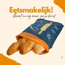 Herbruikbare Broodzak - Brooddoos - Broodbak - Voor Zelfgebakken Brood - Dubbele Voering - 14 Herbruikbare Broodzak - Brooddoos - Broodbak - Voor Zelfgebakken Brood - Dubbele Voering - -Schoonmaakmiddelen 1200x1200 1865