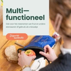BROODNODIG® - Herbruikbare Boterhamzak - Van 100% Gerecyclede PET-flessen - Ideaal Als Diepvrieszakjes - Lunchzak - Herbruikbaar Boterhamzakje - Foodwrap - Lunchbox - 30x20cm - Pastel Groen -Schoonmaakmiddelen 1200x1200 1876