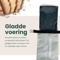 BROODNODIG® - Herbruikbare Boterhamzak - Van 100% Gerecyclede PET-flessen - Ideaal Als Diepvrieszakjes - Lunchzak - Herbruikbaar Boterhamzakje - Foodwrap - Lunchbox - 30x20cm - Pastel Groen -Schoonmaakmiddelen 1200x1200 1877