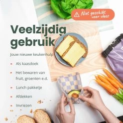 BROODNODIG® - Bijenwas Wraps (Bijenwas Doek) - Set Van 4 - 1S, 2M, 1L - Foodwrap - Beeswax Wraps - Bee Wrap - Beewax - Bijenwasdoek - Zero Waste - Duurzaam Cadeau - Herbruikbaar Boterhamzakje 14 BROODNODIG® - Bijenwas Wraps (Bijenwas Doek) - Set Van 4 - 1S, 2M, 1L - Foodwrap - Beeswax Wraps - Bee Wrap - Beewax - Bijenwasdoek - Zero Waste - Duurzaam Cadeau - Herbruikbaar Boterhamzakje -Schoonmaakmiddelen 1200x1200 1893