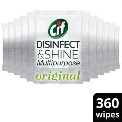 Cif Disinfect & Shine Wipes Original Desinfectie Schoonmaakdoekjes - 12 X 30 Doekjes - Voordeelverpakking 19 Cif Disinfect & Shine Wipes Original Desinfectie Schoonmaakdoekjes - 12 X 30 Doekjes - Voordeelverpakking -Schoonmaakmiddelen 1200x1200 2053