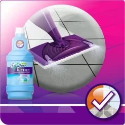 Swiffer WetJet Alles-In-Een Dweilsysteem Reinigingsmiddel - 1.25 Liter -Schoonmaakmiddelen 1200x1200 2069