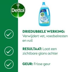 Dettol - Power & Fresh - Allesreiniger - Katoenfris - 3 X 4 Liter 11 Dettol - Power & Fresh - Allesreiniger - Katoenfris - 3 X 4 Liter -Schoonmaakmiddelen 1200x1200 2079