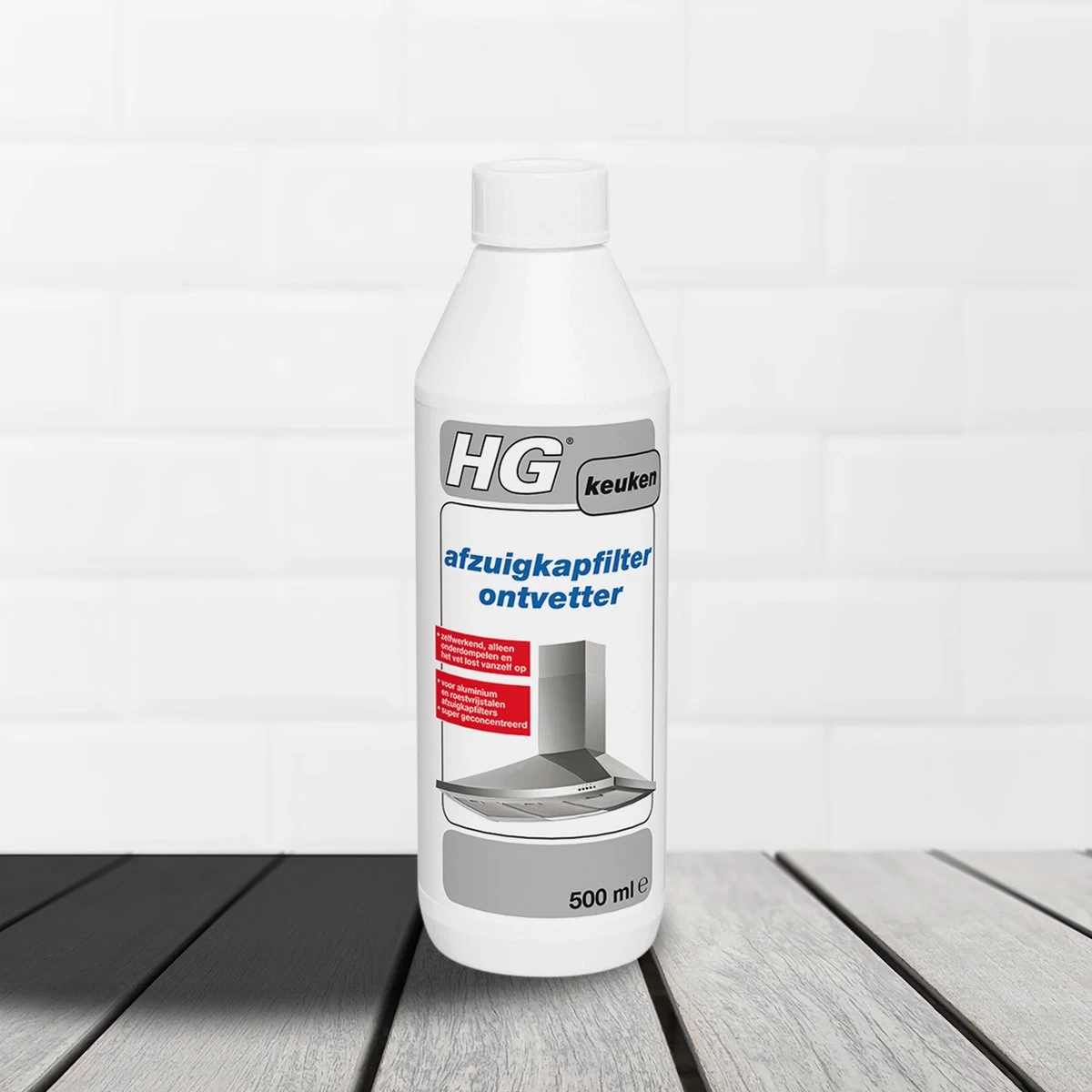 HG Afzuigkapfilter Ontvetter - 500ml - Zelfwerkend 9 HG Afzuigkapfilter Ontvetter - 500ml - Zelfwerkend - Afbeelding 7