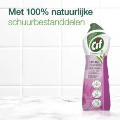 Cif CleanBoost Cream Pink Schuurmiddel - 8 X 750 Ml - Voordeelverpakking -Schoonmaakmiddelen 1200x1200 2113