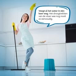 WITTS Luxe Vloerwisser - RVS - Vloertrekker - Vloertrekker Met Steel - Vloerwisser Badkamer -Schoonmaakmiddelen 1200x1200 216