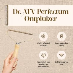 ATV PERFECTUM Super Ontpluizer 3.0 - Pluizen Verwijderaar – Inclusief Mini Ontpluizer – Ontpluizer Wol - Kleding Ontpiller – Duurzaam -Schoonmaakmiddelen 1200x1200 2218