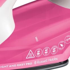 Russell Hobbs Light & Easy Pro Strijkijzer / Stoomstrijkijzer 26461-56 - Roze -Schoonmaakmiddelen 1200x1200 2290