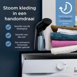 Luxe Kledingstomer - Handstomer - Handstoomreiniger - Stoomstrijkijzer - Stomer Kleding - Voor Op Reis - Blauw -Schoonmaakmiddelen 1200x1200 2304