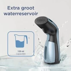 Luxe Kledingstomer - Handstomer - Handstoomreiniger - Stoomstrijkijzer - Stomer Kleding - Voor Op Reis - Blauw -Schoonmaakmiddelen 1200x1200 2305