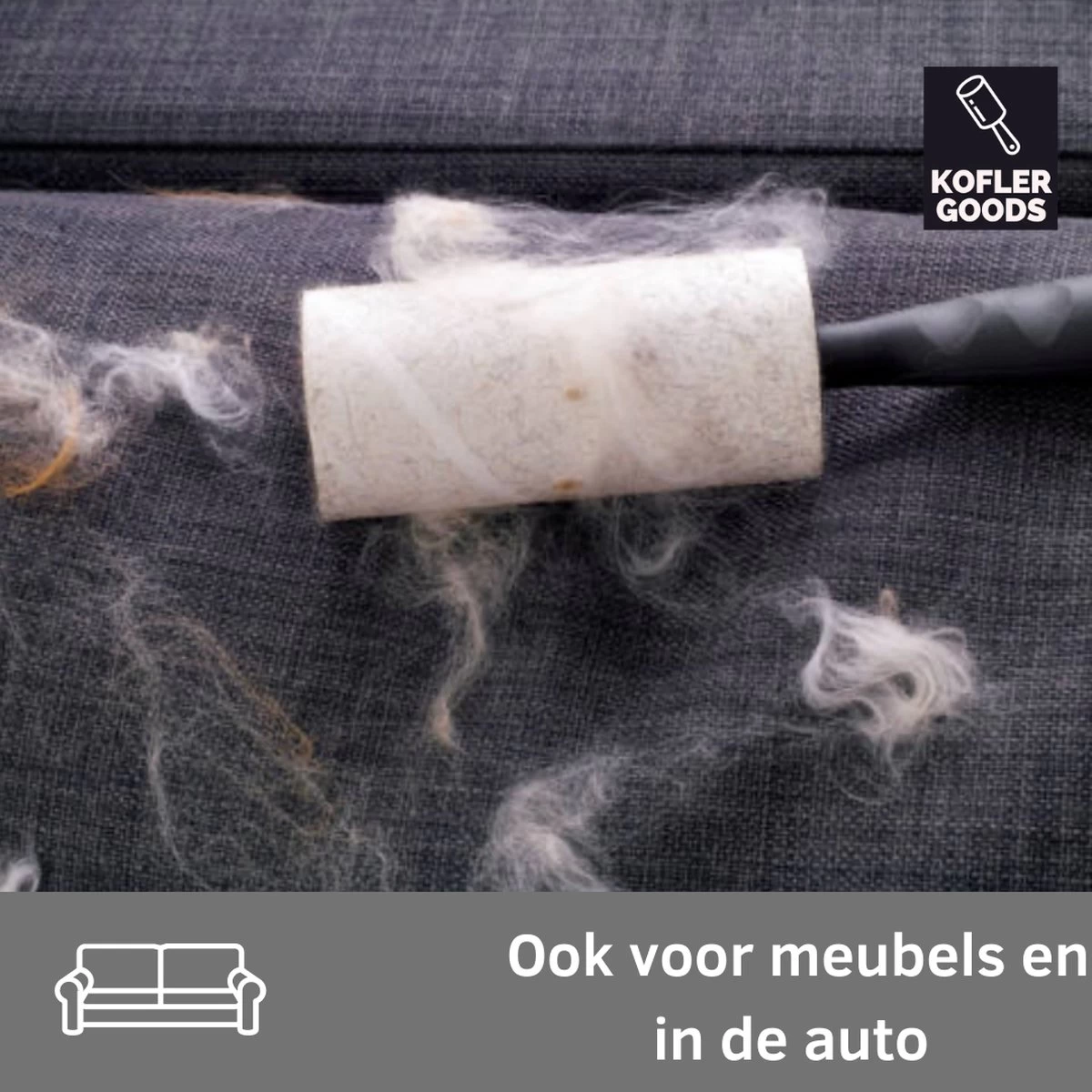 Koflergoods - Kledingroller - Kleefroller - Set Van 6 Stuks - Plakroller - Stofroller - Pluisroller - Haren Opruimen - Stof Verwijderen 4 Koflergoods - Kledingroller - Kleefroller - Set Van 6 Stuks - Plakroller - Stofroller - Pluisroller - Haren Opruimen - Stof Verwijderen - Afbeelding 2