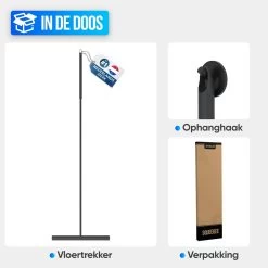 Avalo Vloertrekker Met Steel - Luxe Vloerwisser - Aluminium Water Trekker - Douche Wisser - Badkamer - Zwart - 136x40 CM 19 Avalo Vloertrekker Met Steel - Luxe Vloerwisser - Aluminium Water Trekker - Douche Wisser - Badkamer - Zwart - 136x40 CM -Schoonmaakmiddelen 1200x1200 236