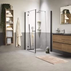 Mellira - Vloerwisser - Vloertrekker Met Steel - Watertrekker Voor Douche - Douchewisser Badkamer - Inclusief Ophanghaak - RVS - Zwart (kerstcadeau Met Verpakking) -Schoonmaakmiddelen 1200x1200 239