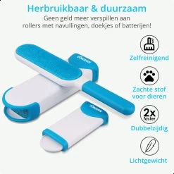 AWEMOZ Pluizenverwijderaar 2 Stuks - Pluizenborstel - Ontpluizer - Kledingroller – Pluizenroller - Kleefroller - Kledingborstel 13 AWEMOZ Pluizenverwijderaar 2 Stuks - Pluizenborstel - Ontpluizer - Kledingroller – Pluizenroller - Kleefroller - Kledingborstel -Schoonmaakmiddelen 1200x1200 2395