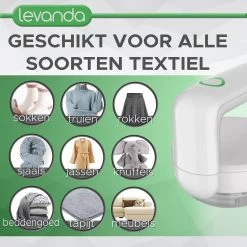 Levanda Elektrische Pluizenverwijderaar Kleding - Ontpluizer Oplaadbaar Pluizentondeuse - Ontpiller Kledingontpluizer Pluizendief Lintremover Pluisjes Verwijdreraar Pillerkiller -Schoonmaakmiddelen 1200x1200 2410