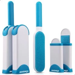 AWEMOZ Pluizenverwijderaar 4 Stuks - Pluizenborstel - Ontpluizer - Kledingroller – Pluizenroller - Kleefroller - Kledingborstel