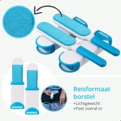 AWEMOZ Pluizenverwijderaar 4 Stuks - Pluizenborstel - Ontpluizer - Kledingroller – Pluizenroller - Kleefroller - Kledingborstel -Schoonmaakmiddelen 1200x1200 2436