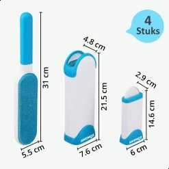 AWEMOZ Pluizenverwijderaar 4 Stuks - Pluizenborstel - Ontpluizer - Kledingroller – Pluizenroller - Kleefroller - Kledingborstel -Schoonmaakmiddelen 1200x1200 2437
