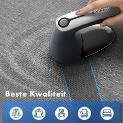 VINKIT - Elektrische Pluizenverwijderaar - Ontpluizer - Draadloos - Oplaadbaar - Kledingontpluizer - Zwart -Schoonmaakmiddelen 1200x1200 2443