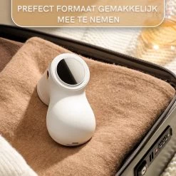 Undicat Pluizenverwijderaar – Oplaadbaar-Draadloss- Extra Borstelset– Kledingontpluizer – Sterk Zuigsysteem – Pluisverwijderaar -Wit– Draagbare Lint Remover– Digitale Power Scherm-3 Standen- -Schoonmaakmiddelen 1200x1200 2474