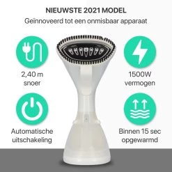 Ziggy Kledingstomer En Reiniger Voor Thuis En Op Reis - Stoomreiniger Voor Kleding/Textiel/Stoffen - Kleine Hand Stomer - Stoom Apparaat - Steamer - 280 ML - Wit -Schoonmaakmiddelen 1200x1200 2488