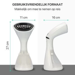 Ziggy Kledingstomer En Reiniger Voor Thuis En Op Reis - Stoomreiniger Voor Kleding/Textiel/Stoffen - Kleine Hand Stomer - Stoom Apparaat - Steamer - 280 ML - Wit -Schoonmaakmiddelen 1200x1200 2493