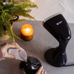 Kledingstomer - Handstomer - Stoomreiniger - Stomer - Inclusief Opzetborstel En Maatbeker - Groot Waterreservoir (300 Ml) - Snel Opgewarmd (30 Sec) - 3 Standen - 1500W - Merk: Rockerz Home - Kleur: Zwart -Schoonmaakmiddelen 1200x1200 2505