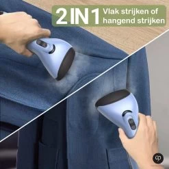 Carefree Kledingstomer - Handstomer - Stomer Kleding - Stoomstrijkijzer - Kleding Stomer - Blauw - Sinterklaas- -Schoonmaakmiddelen 1200x1200 2509