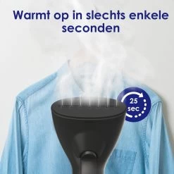 Luxe Kledingstomer - Handstomer - Handstoomreiniger - Stoomstrijkijzer - Stomer Kleding - Voor Op Reis - Zwart 17 Luxe Kledingstomer - Handstomer - Handstoomreiniger - Stoomstrijkijzer - Stomer Kleding - Voor Op Reis - Zwart -Schoonmaakmiddelen 1200x1200 2597