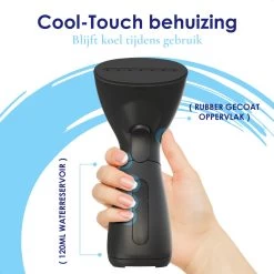 Luxe Kledingstomer - Handstomer - Handstoomreiniger - Stoomstrijkijzer - Stomer Kleding - Voor Op Reis - Zwart 19 Luxe Kledingstomer - Handstomer - Handstoomreiniger - Stoomstrijkijzer - Stomer Kleding - Voor Op Reis - Zwart -Schoonmaakmiddelen 1200x1200 2599