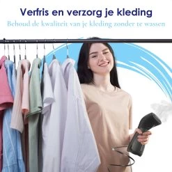 Luxe Kledingstomer - Handstomer - Handstoomreiniger - Stoomstrijkijzer - Stomer Kleding - Voor Op Reis - Zwart 22 Luxe Kledingstomer - Handstomer - Handstoomreiniger - Stoomstrijkijzer - Stomer Kleding - Voor Op Reis - Zwart -Schoonmaakmiddelen 1200x1200 2602