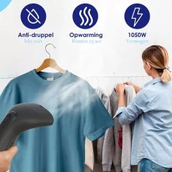 Luxe Kledingstomer - Handstomer - Handstoomreiniger - Stoomstrijkijzer - Stomer Kleding - Voor Op Reis - Zwart 24 Luxe Kledingstomer - Handstomer - Handstoomreiniger - Stoomstrijkijzer - Stomer Kleding - Voor Op Reis - Zwart -Schoonmaakmiddelen 1200x1200 2603