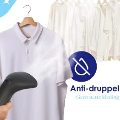 Luxe Kledingstomer - Handstomer - Handstoomreiniger - Stoomstrijkijzer - Stomer Kleding - Voor Op Reis - Zwart 28 Luxe Kledingstomer - Handstomer - Handstoomreiniger - Stoomstrijkijzer - Stomer Kleding - Voor Op Reis - Zwart -Schoonmaakmiddelen 1200x1200 2607