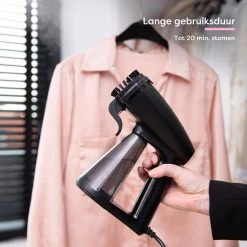 Fineza Kledingstomer – Handstomer – Stoomreiniger – Stoomapparaat Kleding - Stomer Kleding – Incl. Opzetborstel - Zwart -Schoonmaakmiddelen 1200x1200 2615