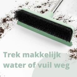 Powarkleen - Vloertrekker Met Steel & Bezem 2 In 1 - Vloerwisser Voor Badkamer Vloer - Groen -Schoonmaakmiddelen 1200x1200 263