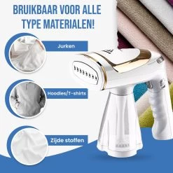 TibaGoods Luxe Kledingstomer - Handstomer - Ontkreuker - Stoomreiniger - Warmt Snel Op - Inclusief 2 Opzetborstels - 1600w - 250ml -Schoonmaakmiddelen 1200x1200 2652