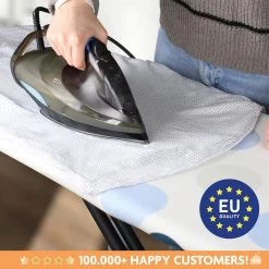 Laundryspecialist 3 Laagse COMFORT Strijkplankhoes - Optimaal Strijkcomfort En Stoomdoorlatend - Maat S/M Voor Een Breedte Van 30 Tot 43 Cm En Een Lengte Van 100 Tot 126 Cm -Schoonmaakmiddelen 1200x1200 2706