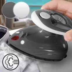 Jago - Mini Strijkijzer - Reisstrijkijzer - Stoomstrijkijzer - Droog En Stoom Strijken - Strijkijzer Met Stoomgenerator - Grijs 22 Jago - Mini Strijkijzer - Reisstrijkijzer - Stoomstrijkijzer - Droog En Stoom Strijken - Strijkijzer Met Stoomgenerator - Grijs -Schoonmaakmiddelen 1200x1200 2729