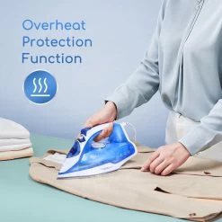 Aigostar Smooth 31RSN - Stoomstrijkijzer - 2400W - Blauw/Wit -Schoonmaakmiddelen 1200x1200 2814
