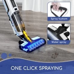 Aigostar 3 In 1 Vloerreiniger - Stofzuiger En Dweilen In 1 - Steelstofzuiger Met Dweilfunctie - Dweilapparaat Draadloos - Whale 33ZDR -Schoonmaakmiddelen 1200x1200 298