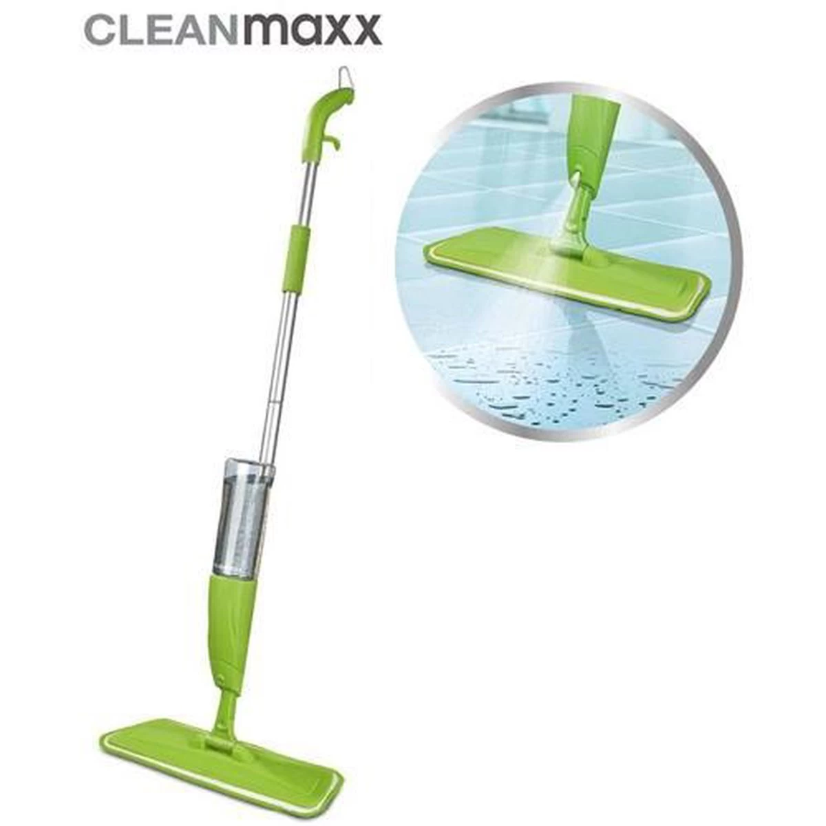 CleanMaxx Spray Mop Vloerreiniger Wisser - Sproeikop 3 CleanMaxx Spray Mop Vloerreiniger Wisser - Sproeikop