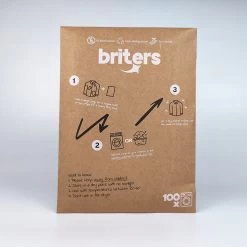 Briters Wasmiddelstrips - 100 Wasbeurten - Ecologisch Wasmiddel - 100% Plasticvrij - Fresh Linen - Wasstrips -Schoonmaakmiddelen 1200x1200 320