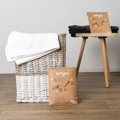 Briters Wasmiddelstrips - 100 Wasbeurten - Ecologisch Wasmiddel - 100% Plasticvrij - Fresh Linen - Wasstrips -Schoonmaakmiddelen 1200x1200 322