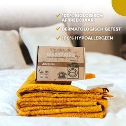 Wasmiddeldoekjes - Ongeparfumeerd Wasstrips 128 Wasbeurten – Wasmiddel Wasdoekjes - Natuurlijke Wasverzachter – Vegan – Zero Waste -Schoonmaakmiddelen 1200x1200 393