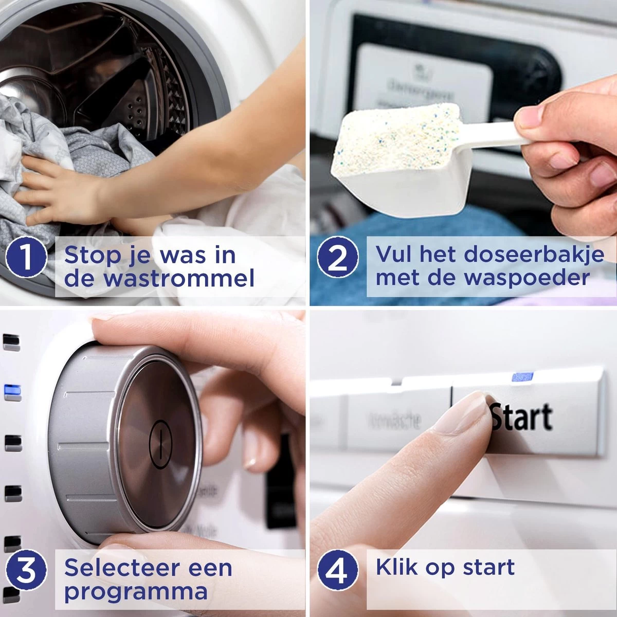 Witte Reus Waspoeder - Kwartaalverpakking - 65 Wasbeurten 5 Witte Reus Waspoeder - Kwartaalverpakking - 65 Wasbeurten - Afbeelding 3