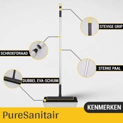 PureSanitair Vloertrekker – Vloerwisser - Raamwisser – Vloertrekker Met Steel – Raamtrekker – Ramenwisser -Schoonmaakmiddelen 1200x1200 44