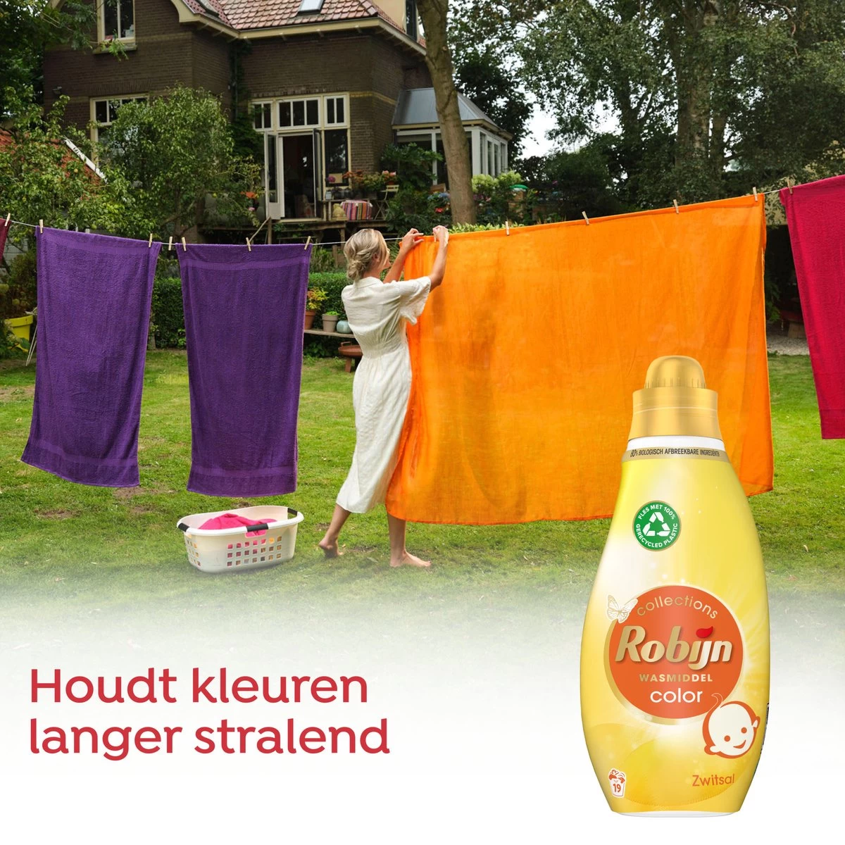 Robijn Klein & Krachtig Collections Color Zwitsal Vloeibaar Wasmiddel 19 Wasbeurten 8 Robijn Klein & Krachtig Collections Color Zwitsal Vloeibaar Wasmiddel 19 Wasbeurten - Afbeelding 6